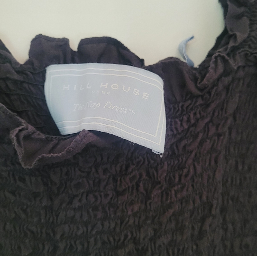 Hill House Ellie Nap Dress, Black Swiss Dot, XS - Picture 2 of 3
